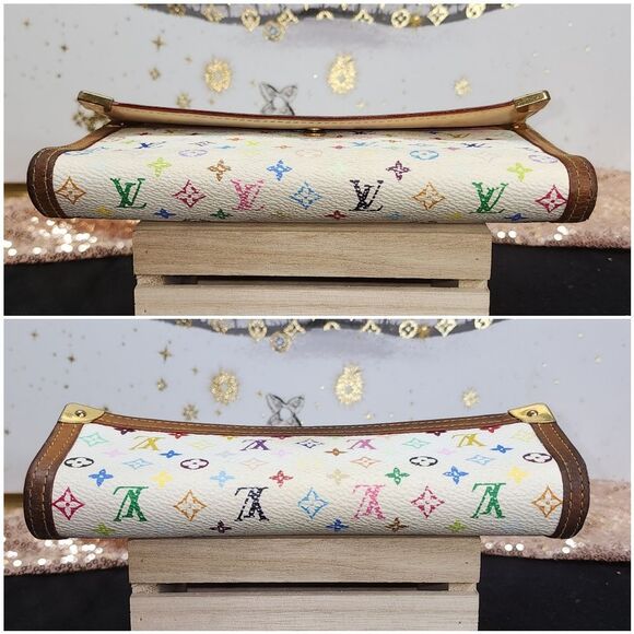 Authentic Louis Vuitton Monogram Multicolor Porte Tresor International Wallet - Picture 4 of 16